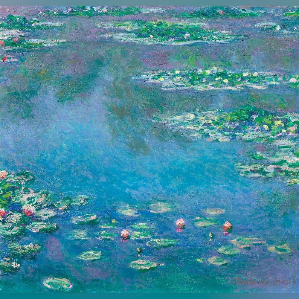 Art Print Water Lilies (1840–1926) by Claude Monet.